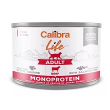 Calibra Cat Life konzerva Adult Beef 200 g SET 5+1 ZADARMO